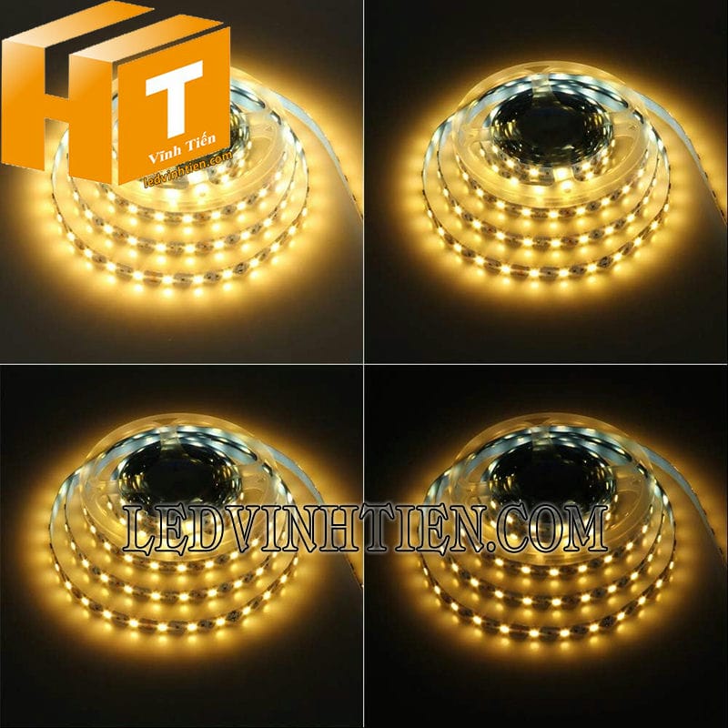 Đèn led dây 5050 ánh sáng màu vàng nắng