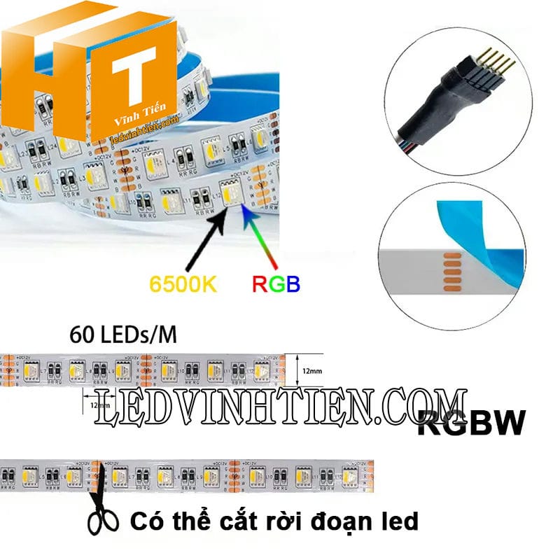 Đèn led dây 5050 cuộn 5m