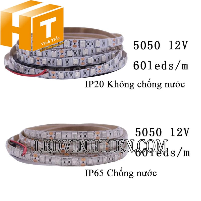 Led dây dán 5050 dùng điện 12V