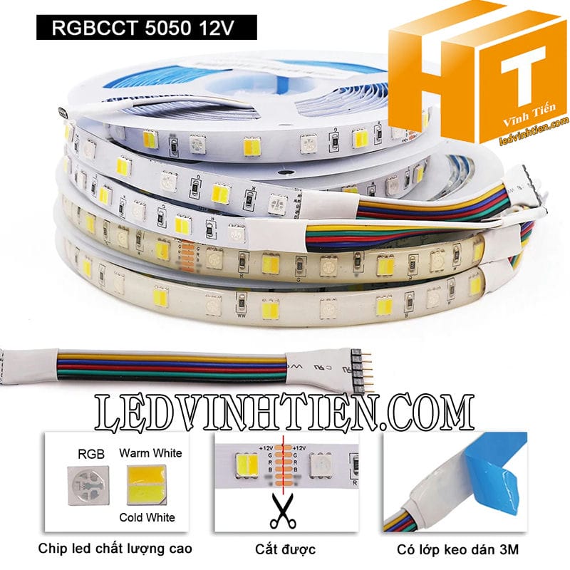 Led dây dán 5050 siêu sáng