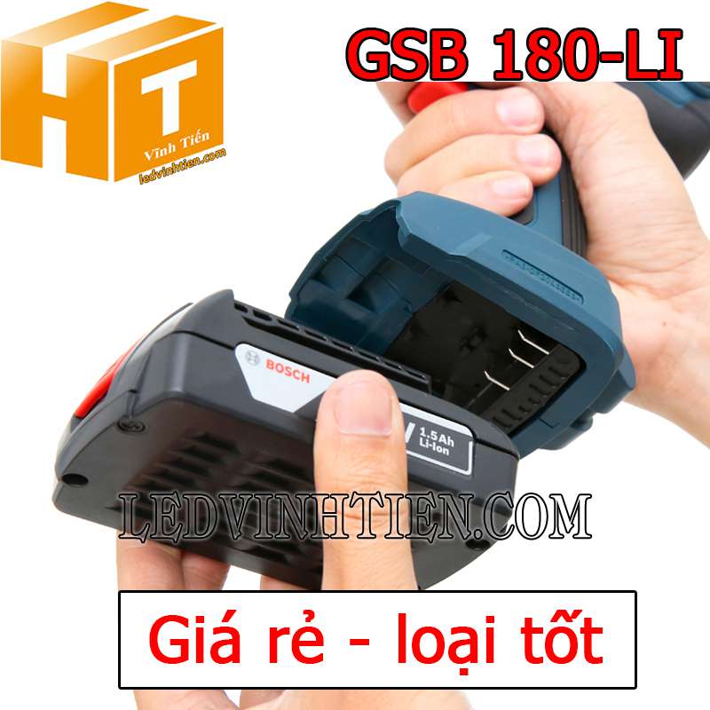 Máy khoan động lực pin Bosch chiết khấu cao tại Vĩnh Tiến