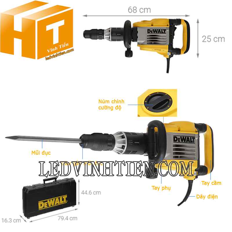 thông số ký thuật Máy đục bê tông Dewalt