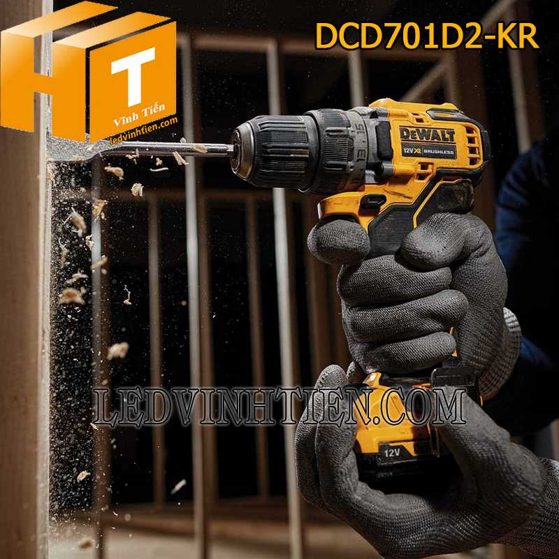 Máy khoan dùng pin Dewalt chất lượng cao, bán tại vĩnh tiến