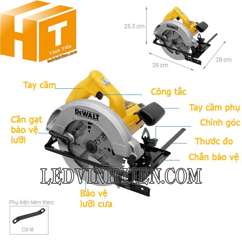 Thông số kỹ thuật Máy cưa đĩa Dewalt
