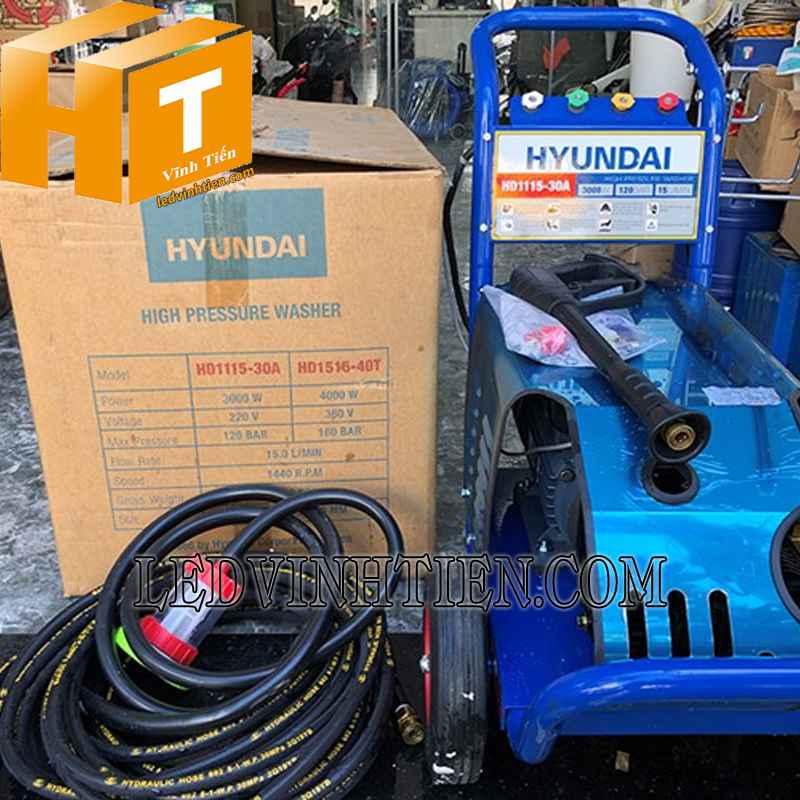 Máy Xịt Rửa Xe Gia Đình Hyundai chính hãng, bán tại vĩnh tiến