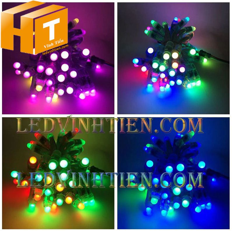 Các loại Led đúc full color loại tốt, giá rẻ, siêu sáng, dùng làm led pháo hoa, chử nỗi, trang trí noel, bảng quảng cáo, chiếu sáng ngoài trời, IP68, ledvinhtien.com
