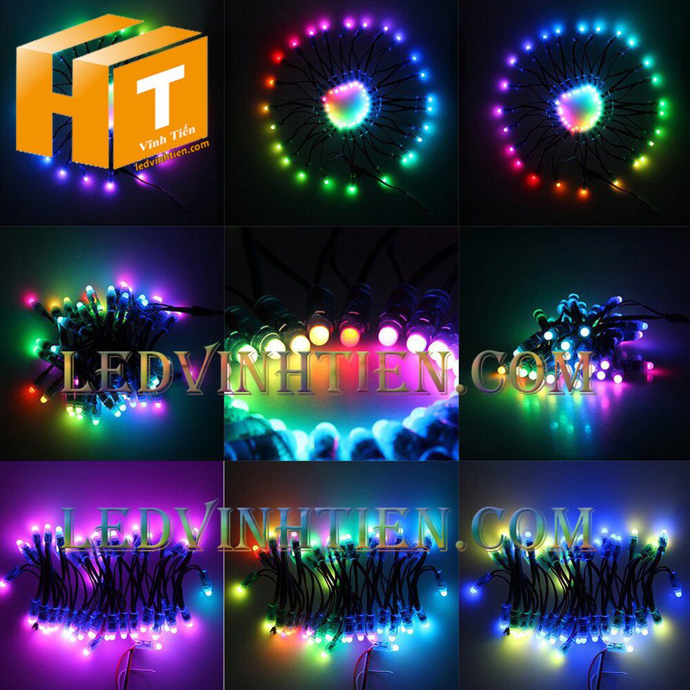 Các loại Led đúc full color loại tốt, giá rẻ, siêu sáng, dùng làm led pháo hoa, chử nỗi, trang trí noel, bảng quảng cáo, chiếu sáng ngoài trời, IP68, ledvinhtien.com