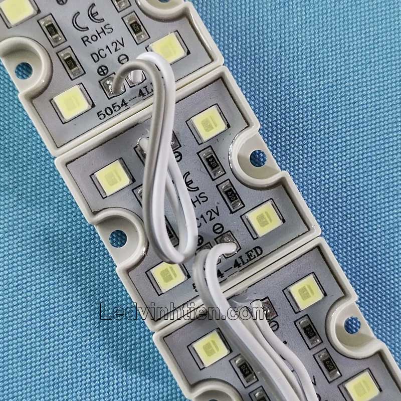 Led module 4 bóng 5054 ánh sáng xanh dương