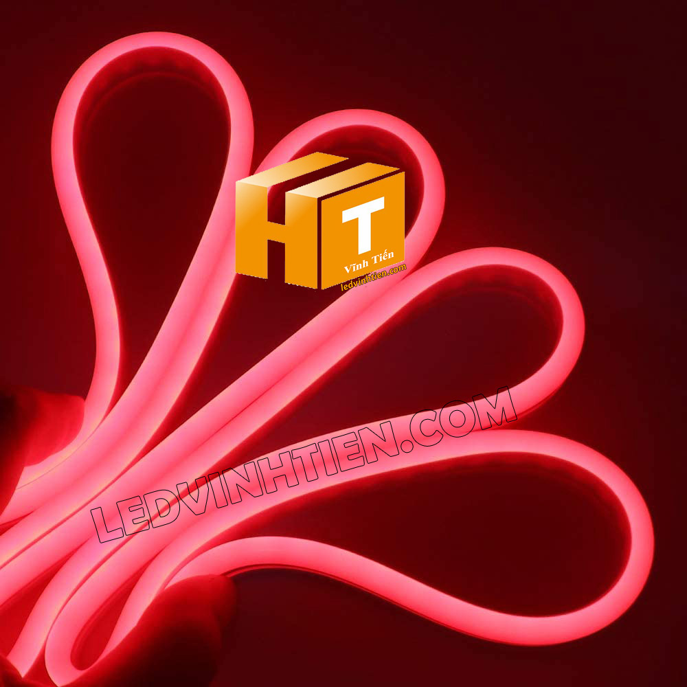 Led dây Flex Neon 220V cuộn 50m, 100m, ánh sáng màu đỏ, Led Neon Sign 220V viền trang trí,đèn decor, hắt trần thạch cao , quấn cây, trang trí cà phê, nhà hàng, khách sạn, led 2835 , led 5050 giá rẻ, loại tốt, chất lượng, dùng chiếu sáng trong nhà, ngoài trời. LED Neon Flex hiệu ứng sáng mờ, hoàn hảo. Dây mềm dễ uốn dẻo. Trang trí nội ngoại thất ưu việt. Điện áp 220V, chống mưa tiêu chuẩn IP65, 66, 67, dễ sử dụng, dể đấu nối, phân phối sỉ bởi công ty đèn led vĩnh tiến, ledvinhtien.com