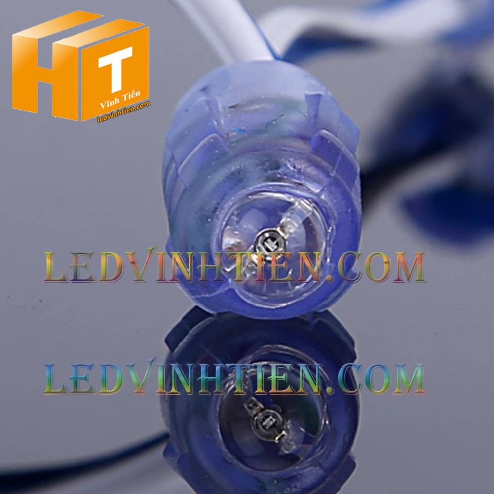 Led đúc F8 đế 12mm đầu trong 5V màu trắng loại tốt, giá rẻ, siêu sáng, dây đồng, dùng hắt chử, logo quảng cáo tại tuy hòa phú yên