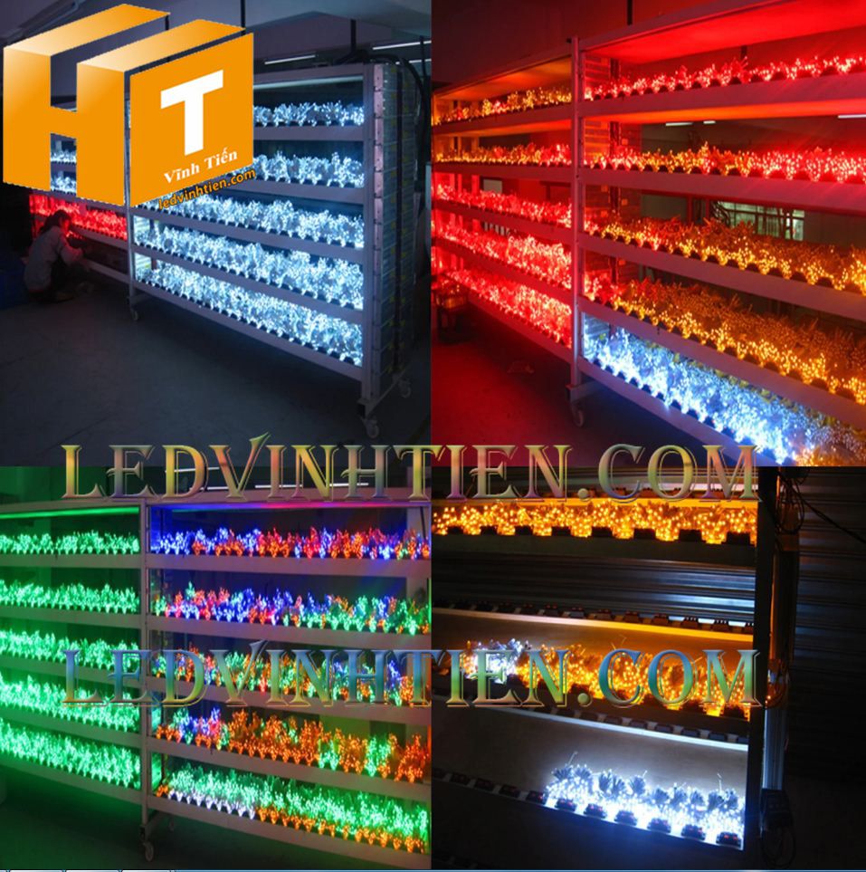 Bóng led đúc F5 đế 9mm 12V đầu trong màu vàng, IP68, loại tốt, giá rẻ, siêu sáng, chiếu sáng ngoài trời, IP68, ledvinhtien.com