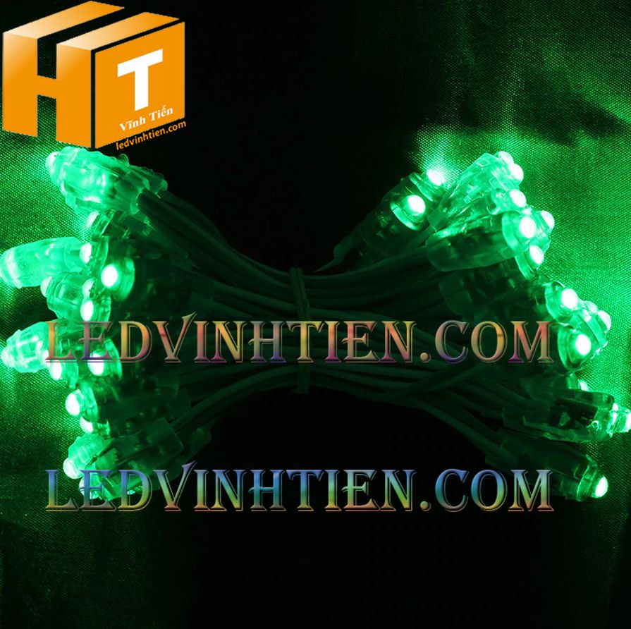 Bóng Led đúc f5 màu hồng, tím loại tốt, giá rẻ, siêu sáng, dây đồng, dùng hắt chử, logo quảng cáo