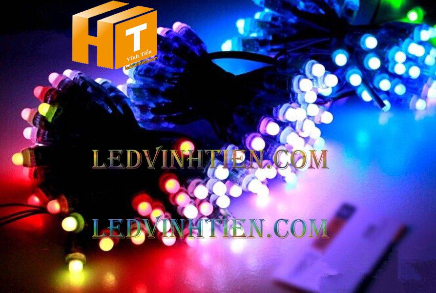 Led đúc F8 Full 5V IC 9883 loại tốt, giá rẻ, siêu sáng, dùng làm pháo hoa, chiếu sáng ngoài trời, IP68, ledvinhtien.com