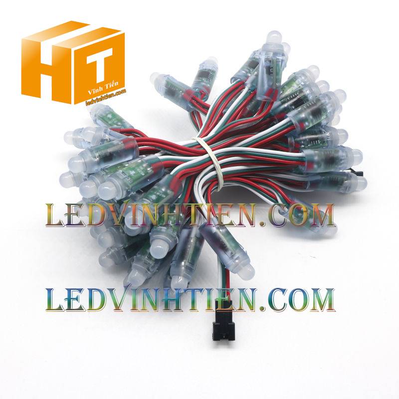 Led đúc F8 Full 5V IC 9883 loại tốt, giá rẻ, siêu sáng, dùng làm pháo hoa, chiếu sáng ngoài trời, IP68, ledvinhtien.com