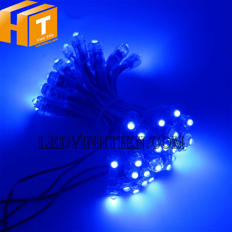 Đèn led dây quấn cây ngoài trời 5v màu xanh dương