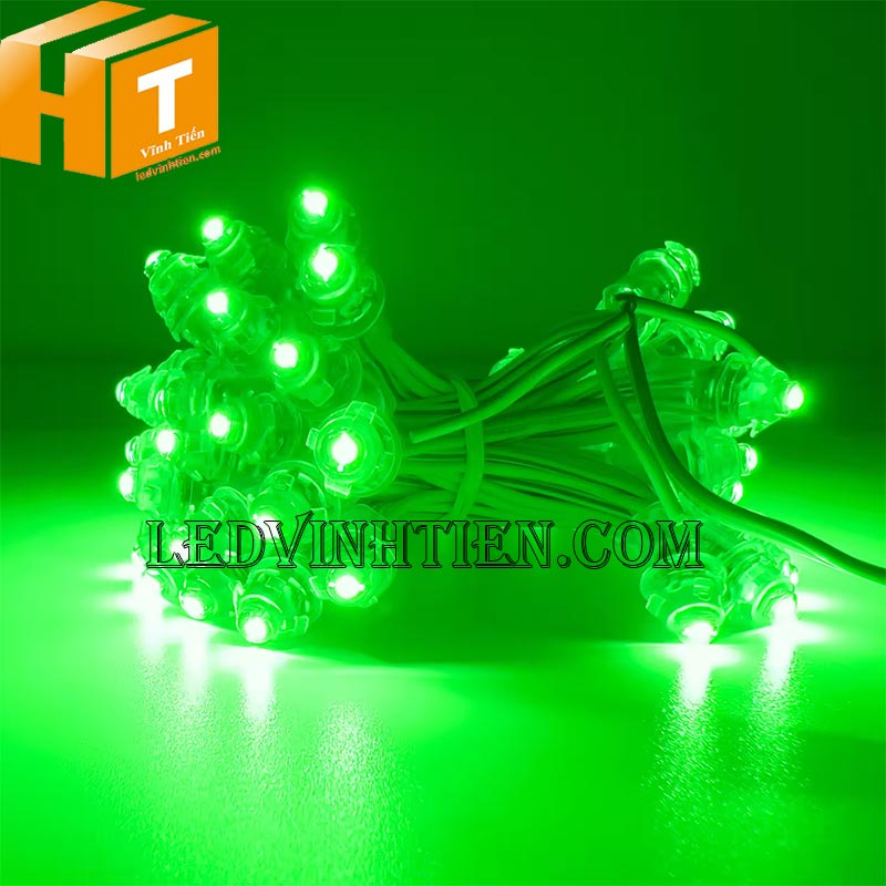 Led đúc 5v màu xanh lá dùng ngoài trời