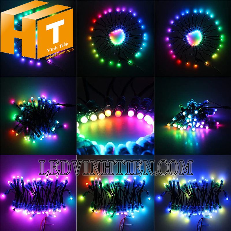 Bóng led đúc f7 đế 12mm đầu đục màu trắng giá rẻ tại Nha Trang
