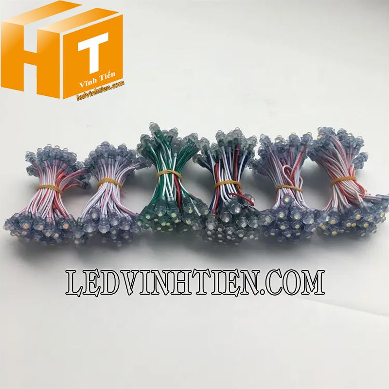 Led đúc f7 12mm 5v màu đỏ loại tốt