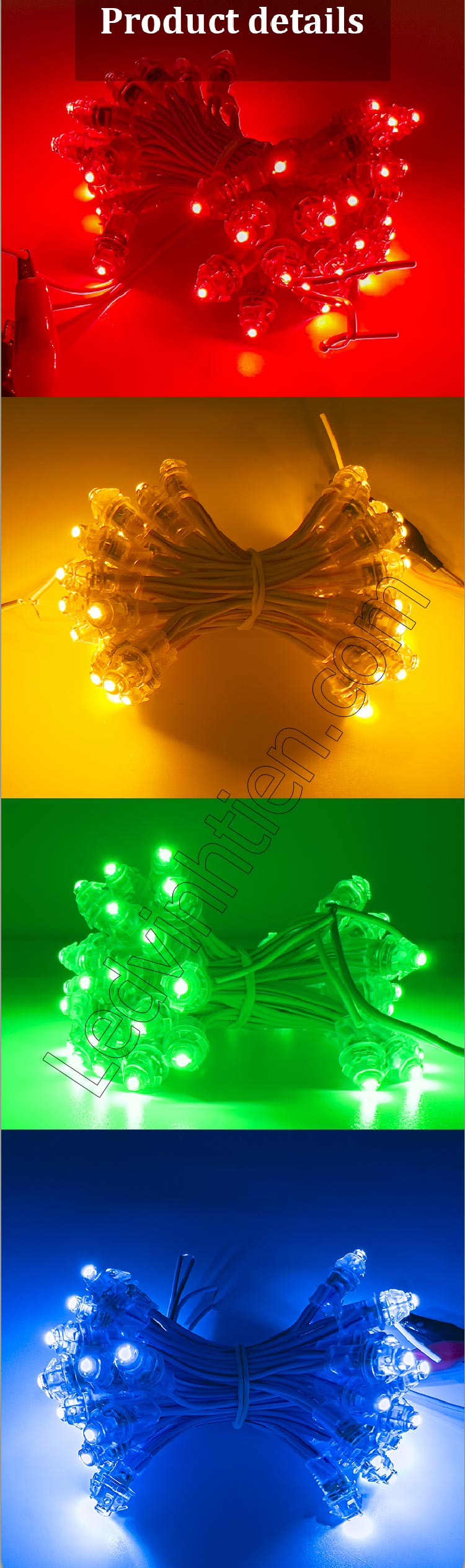 Đèn led quấn cây ngoài trời 5v