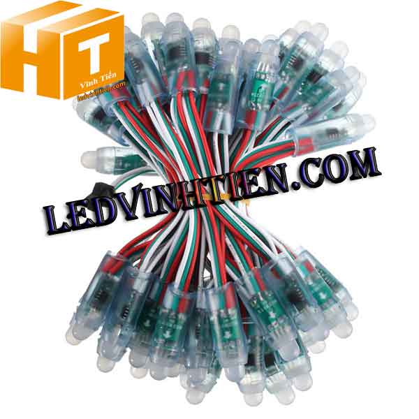 Bóng Led full color 6803 loại tốt, giá rẻ, siêu sáng, dây đồng, dùng hắt chử, logo quảng cáo