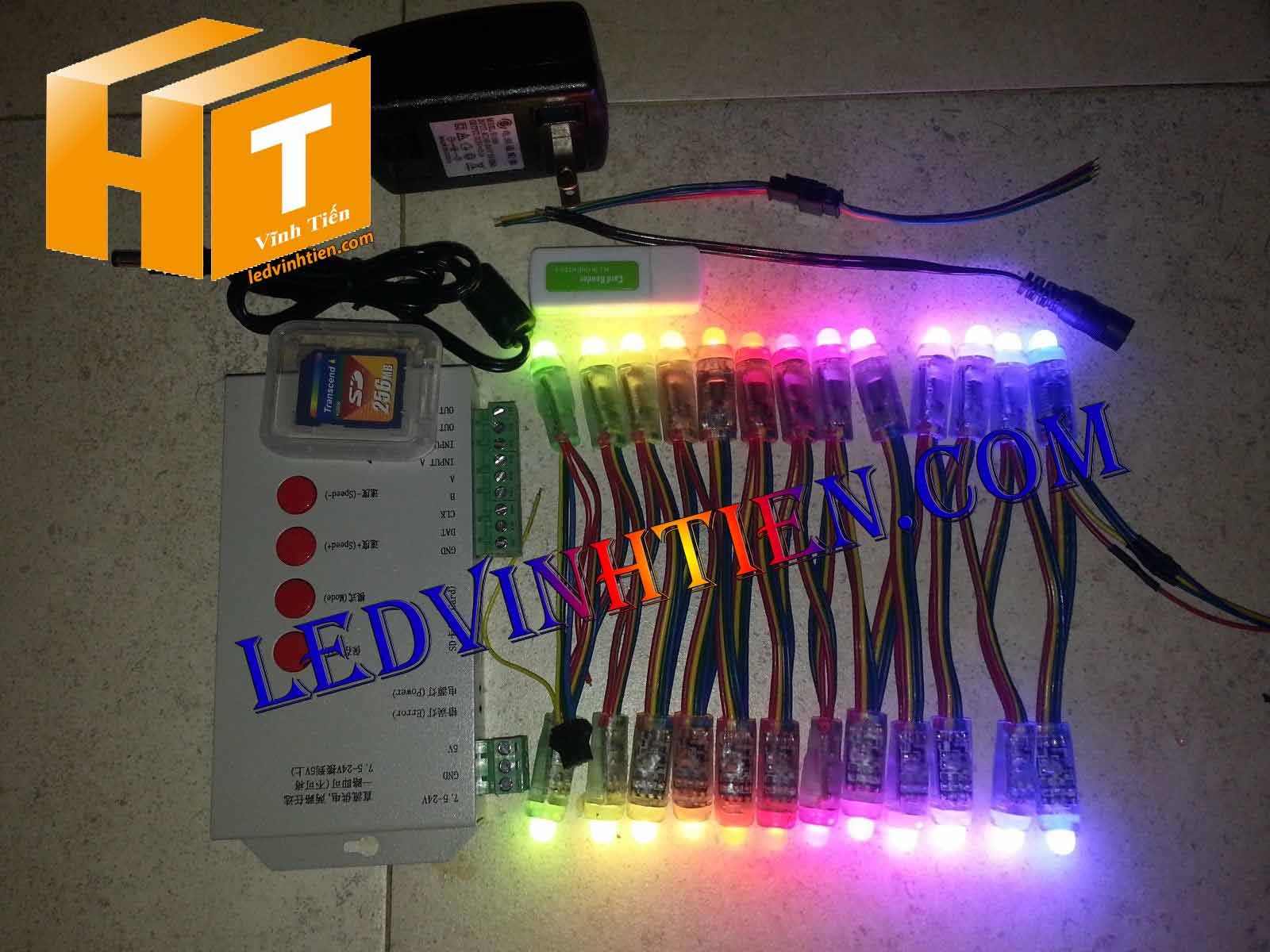 Led full color 6803 loại tốt, giá rẻ, siêu sáng, chiếu sáng ngoài trời