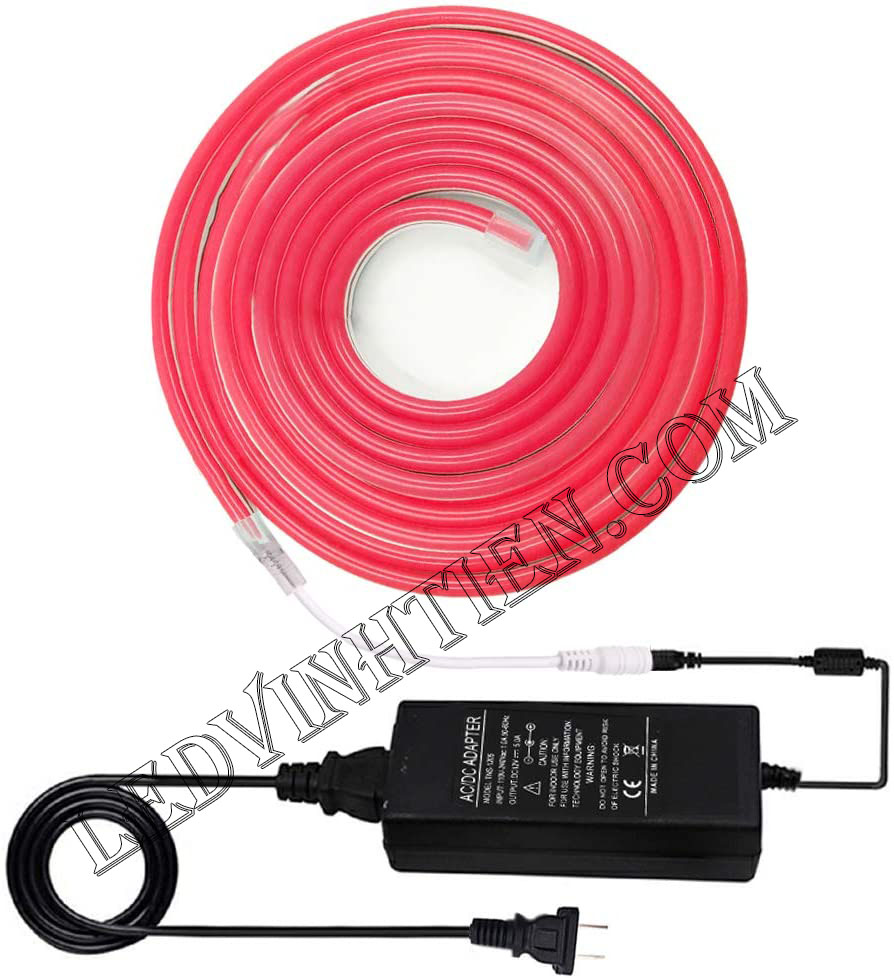 Dây đèn LED Neon viền mềm, đa năng, 12v, Đèn led ống Flex 12V chiều dài 5m, 50m, ánh sáng màu đỏ, Đèn led dây Flex Neon 12V uốn chữ cao cấp chất lượng giá tốt, Dùng chiếu sáng linh hoạt cho Gia Đình, Cửa Hàng, Quán Bar, KTV, Câu Lạc Bộ, Nhà Hàng, Siêu Thị, tủ kệ trưng bày, tủ quần áo, chử, biển hiệu, chạy viền chữ, Logo, Hộp Đèn, dùng chiếu sáng ngoài trời, sản phẩm loại tốt, giá rẻ, chất lượng, tiết kiệm điện, chính hãng ledvinhtien.com