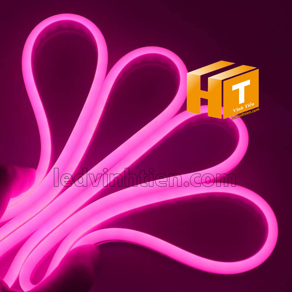 Dây đèn LED Neon viền mềm, đa năng, 12v, Đèn led ống Flex 12V chiều dài 5m, 50m, ánh sáng màu hồng, màu tím, Đèn led dây Flex Neon 12V uốn chữ cao cấp chất lượng giá tốt, Dùng chiếu sáng linh hoạt cho Gia Đình, Cửa Hàng, Quán Bar, KTV, Câu Lạc Bộ, Nhà Hàng, Siêu Thị, tủ kệ trưng bày, tủ quần áo, chử, biển hiệu, chạy viền chữ, Logo, Hộp Đèn, dùng chiếu sáng ngoài trời, sản phẩm loại tốt, giá rẻ, chất lượng, tiết kiệm điện, chính hãng ledvinhtien.com