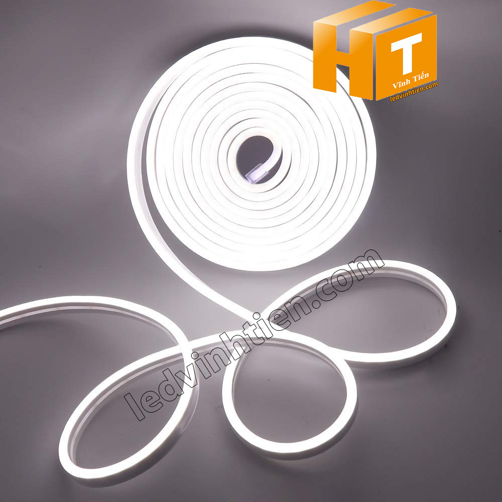 Dây đèn LED Neon viền mềm, đa năng, 12v, Đèn led ống Flex 12V chiều dài 5m, 50m, ánh sáng màu trắng, Đèn led dây Flex Neon 12VLed dây Flex Neon 12v uốn chữ cao cấp chất lượng giá tốt, Dùng chiếu sáng linh hoạt cho Gia Đình, Cửa Hàng, Quán Bar, KTV, Câu Lạc Bộ, Nhà Hàng, Siêu Thị, tủ kệ trưng bày, tủ quần áo, chử, biển hiệu, chạy viền chữ, Logo, Hộp Đèn, dùng chiếu sáng ngoài trời, sản phẩm loại tốt, giá rẻ, chất lượng, tiết kiệm điện, chính hãng ledvinhtien.com