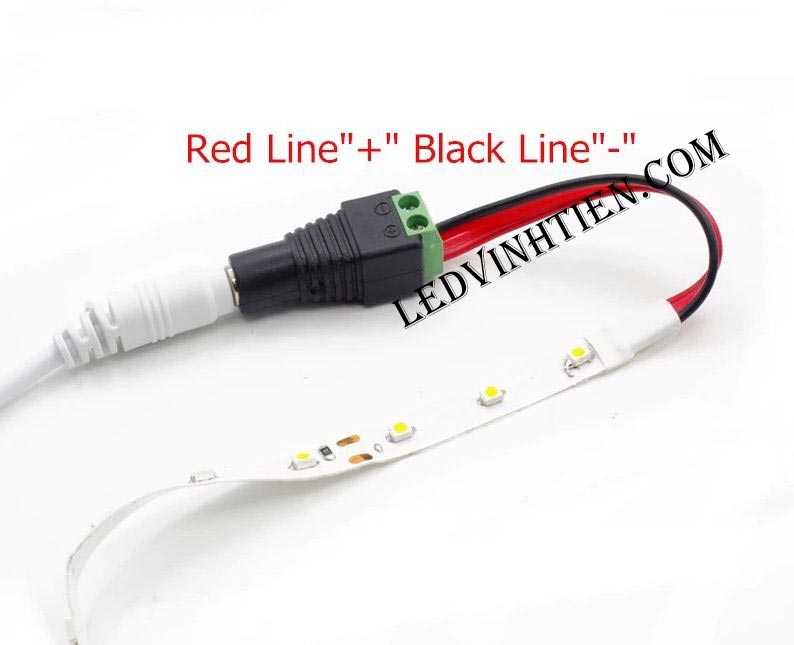 cách đấu nối led dây vào jack nối
