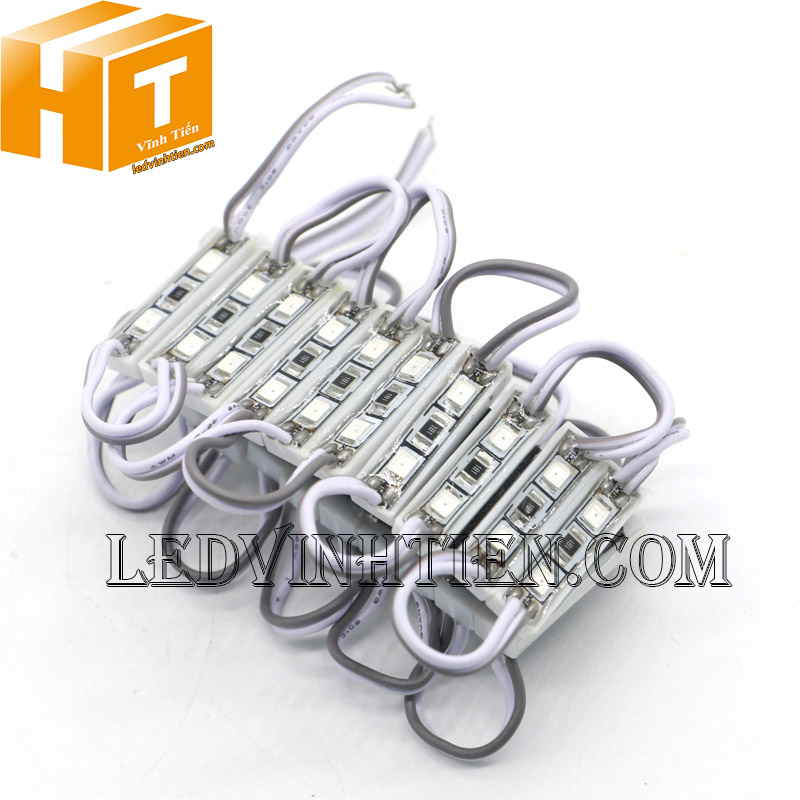 Led module 2 bóng 12V 2835 màu trắng loại tốt, giá rẻ, Ledvinhtien.com