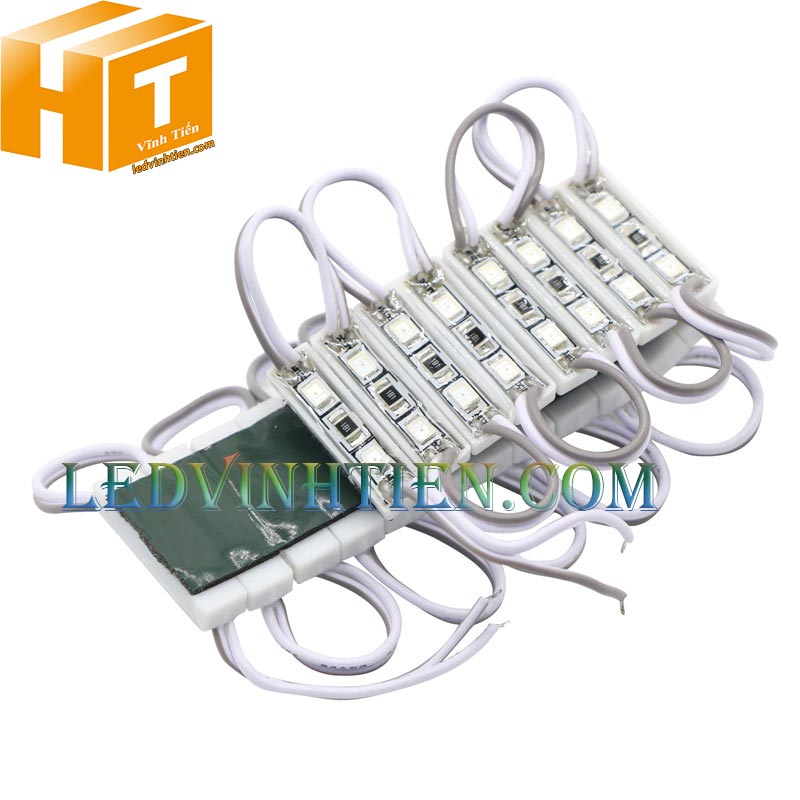 Led hắt 2 bóng 12V 2835 màu xanh lá 