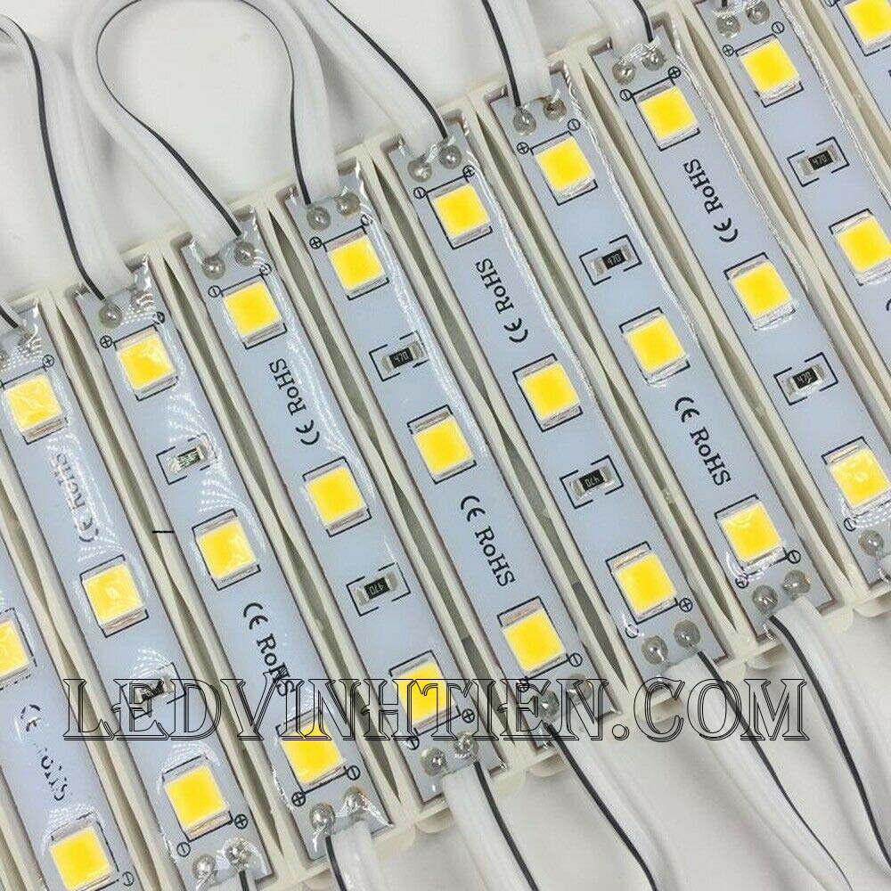 Led hắt 3 bóng 12V 5054 màu đỏ loại tốt, giá rẻ, siêu sáng, samsung