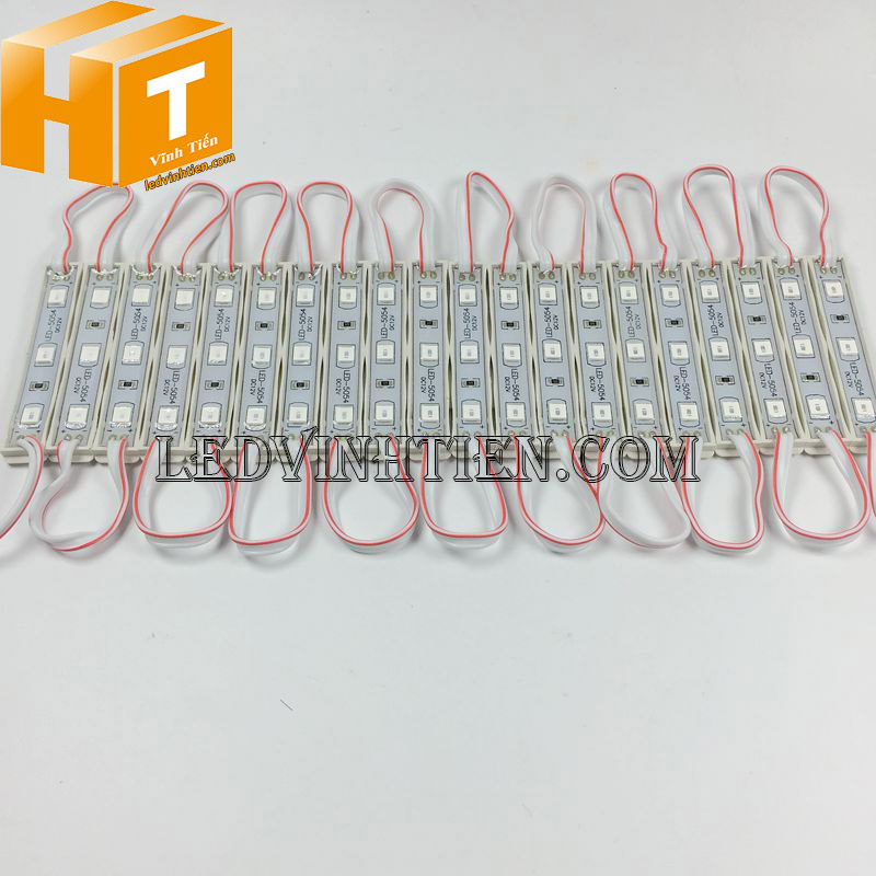 Led hắt 3 bóng 12V 5054 màu hồng loại tốt, giá rẻ, siêu sáng, samsung