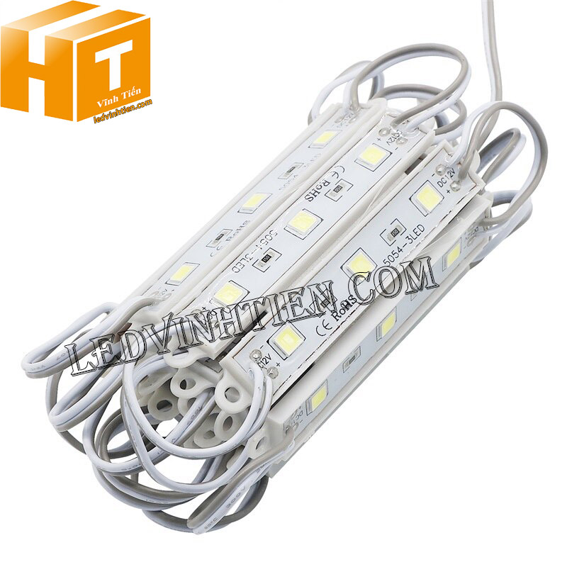 Led hắt 3 bóng 12V 5054 màu hồng loại tốt, giá rẻ, siêu sáng, samsung