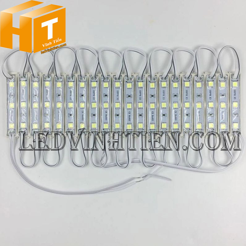 Led hắt 3 bóng 12V 5054 màu hồng loại tốt, giá rẻ, siêu sáng, samsung