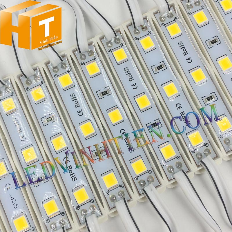 Led hắt 3 bóng 12V 5054 ánh sáng trắng loại tốt, giá rẻ, siêu sáng, samsung