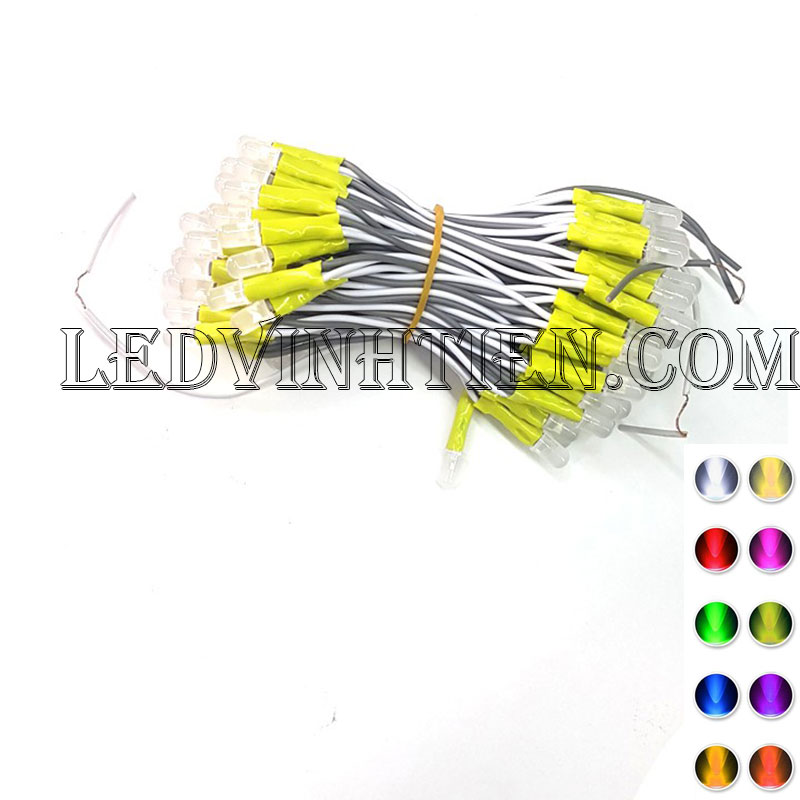 Led liền dây, Led ruồi 5V RGB, bảy màu loại tốt, giá rẻ, siêu sáng, chiếu sáng ngoài trời, ledvinhtien.com
