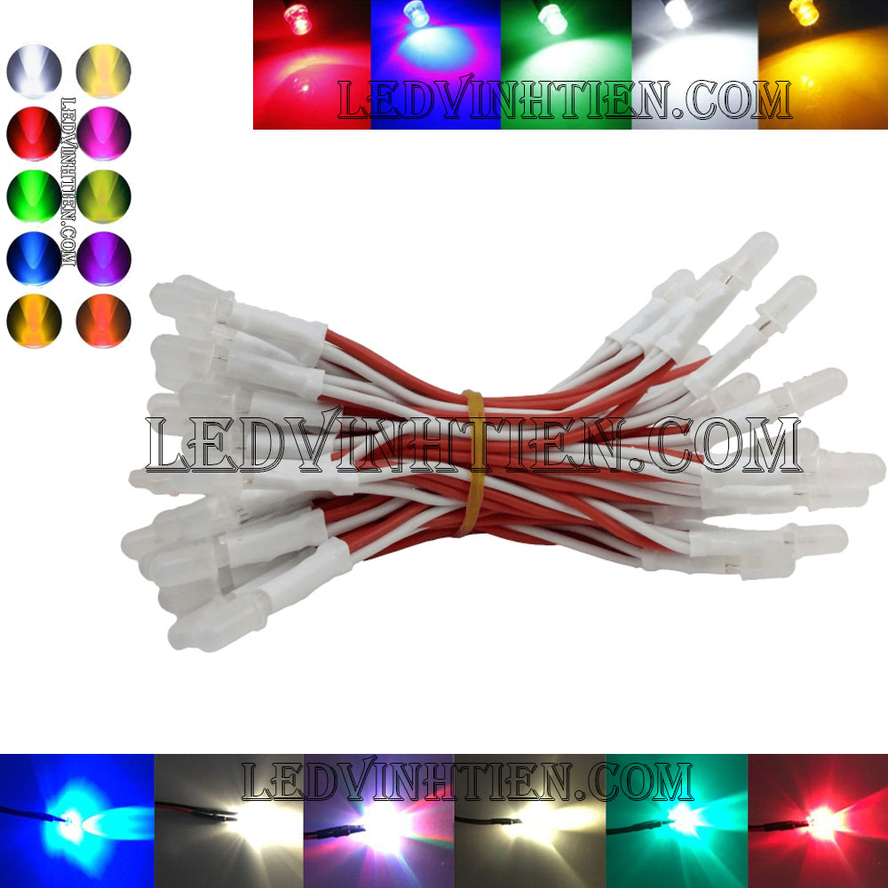 Led liền dây, Led ruồi 5V RGB, bảy màu loại tốt, giá rẻ, siêu sáng, chiếu sáng ngoài trời, ledvinhtien.com