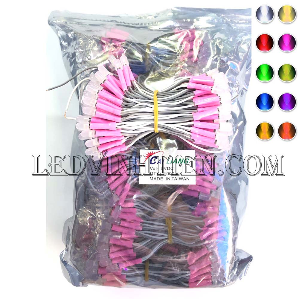 Led liền dây, Led ruồi 5V RGB, bảy màu loại tốt, giá rẻ, siêu sáng, chiếu sáng ngoài trời, ledvinhtien.com