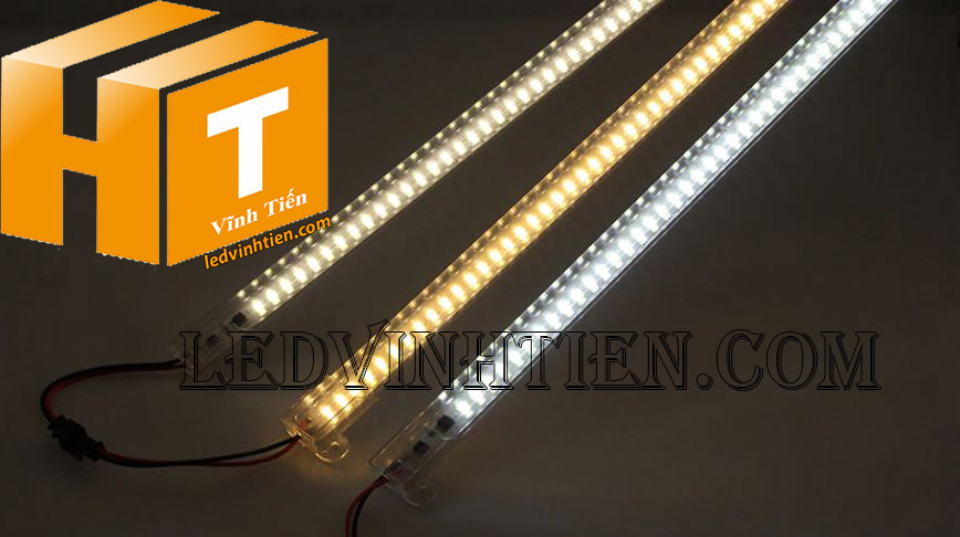 Đèn Led thanh 220v dài 50cm loại tốt, giá rẻ, siêu sáng, samsung dùng hắt chử quảng cáo, tủ kệ trưng bày