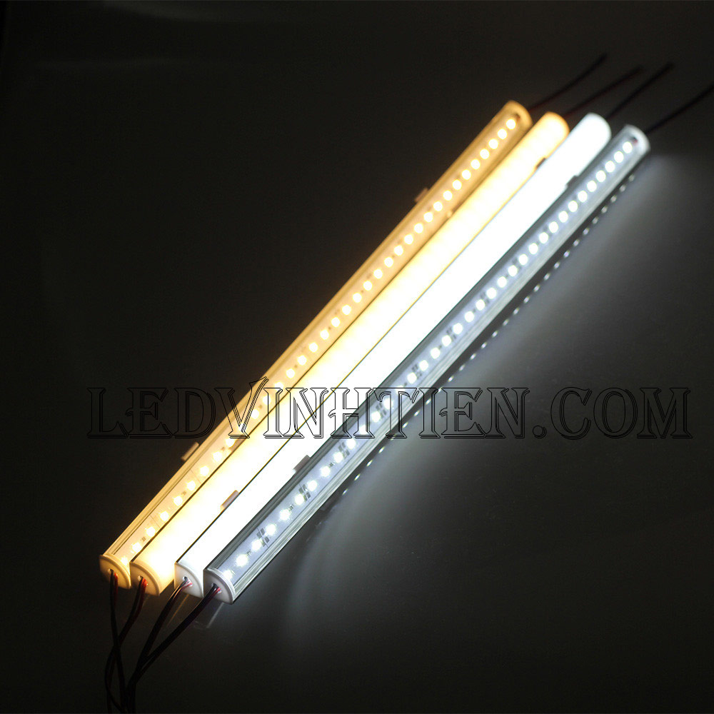 Led thanh nhôm 12V 4014 loại tốt, giá rẻ, siêu sáng, samsung, ánh sáng trắng, vàng