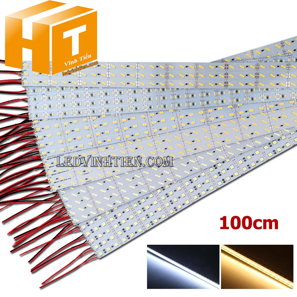 Đèn Led thanh nhôm 12V 4014 loại tốt, giá rẻ, siêu sáng, samsung dùng hắt chử quảng cáo, tủ kệ trưng bày