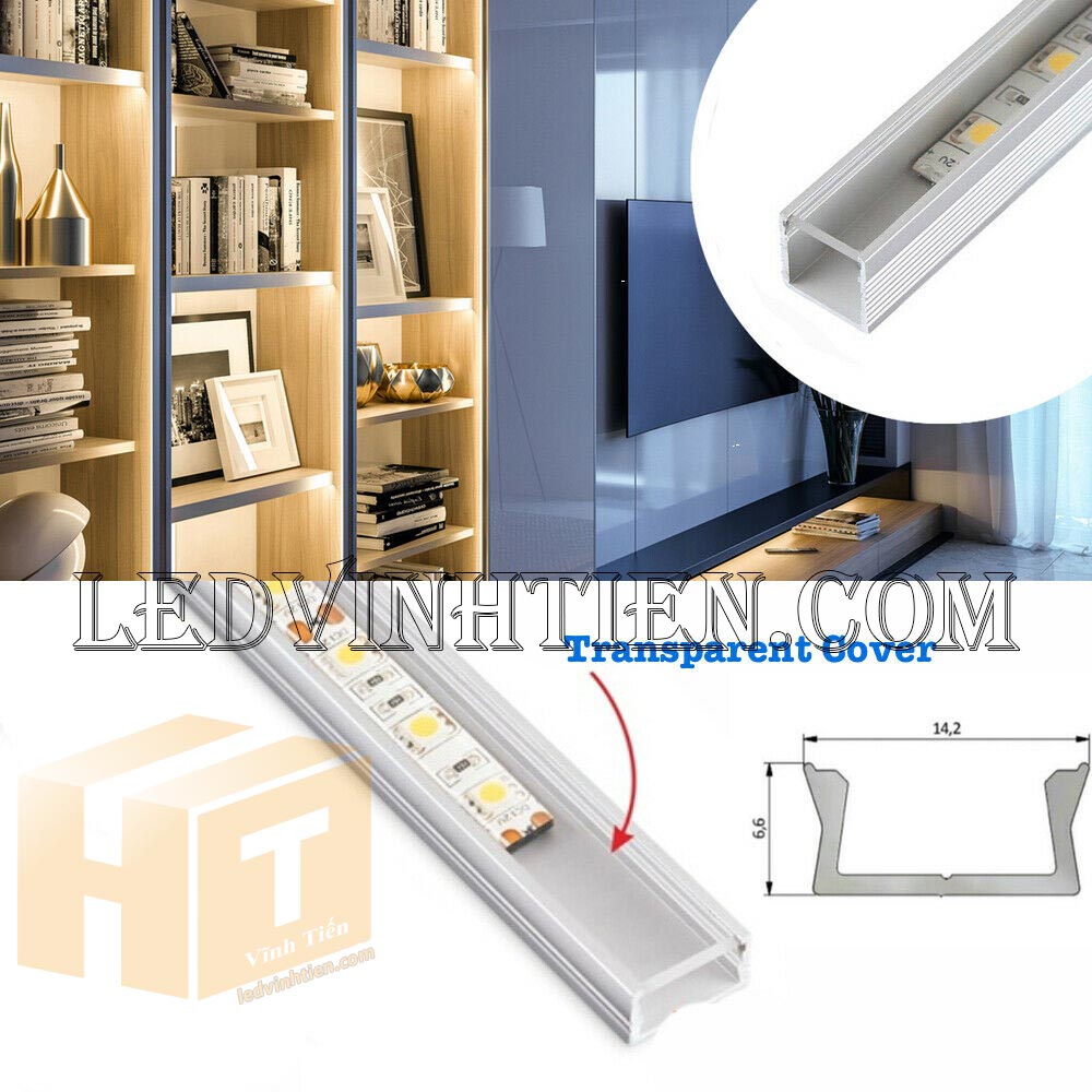các ứng dụng tiêu biểu của đèn led thanh nhôm 12V 4014 samsung ánh sáng trắng, vàng, xanh lá, xanh dương, đỏ, loại tốt, giá rẻ, dùng chiếu sáng trần, tủ bếp, kệ trưng bày, phòng khách, quầy bar, viền, logo, sản phẩm của ledvinhtien.com, xem hình ảnh minh họa chi tiết