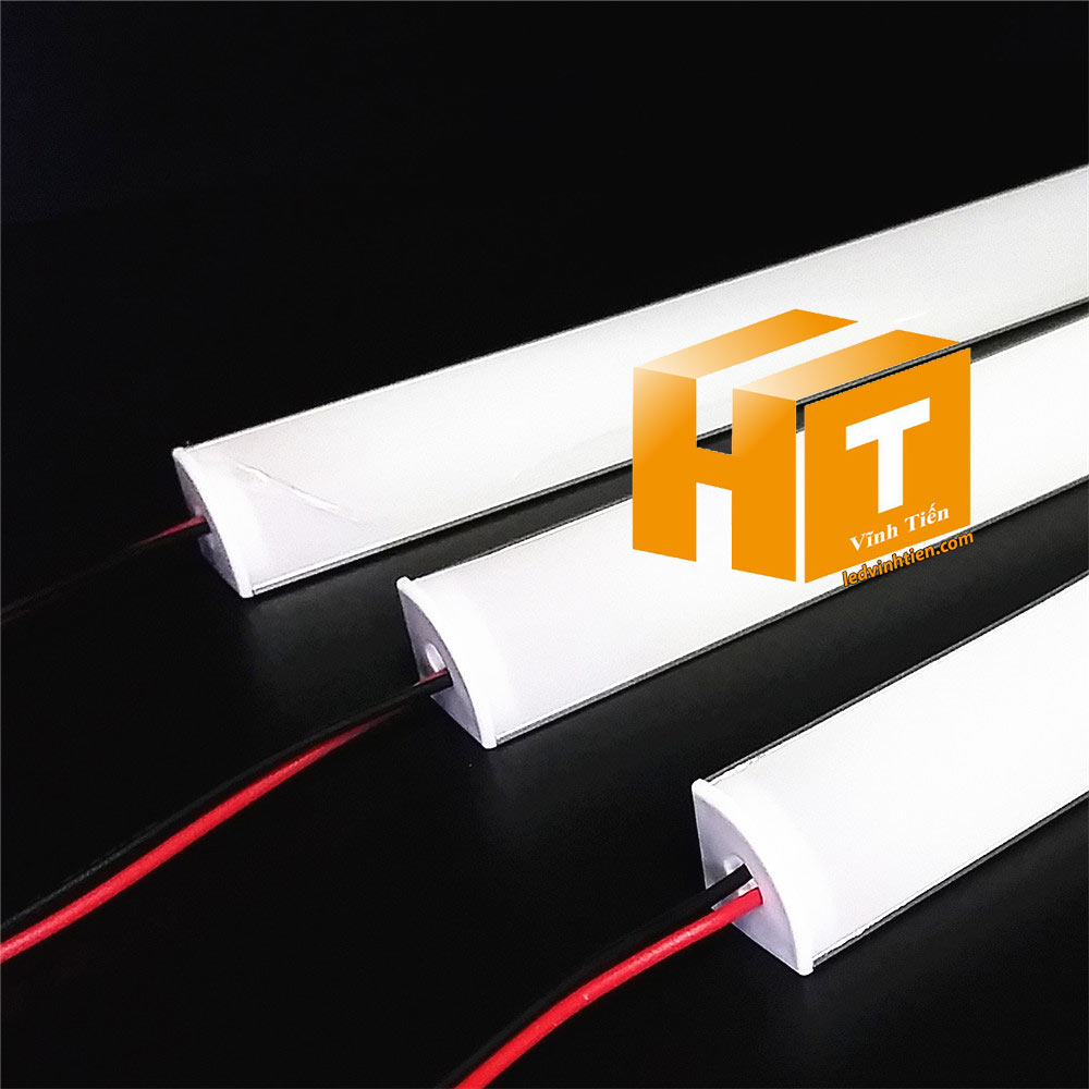 Máng nhôm đèn led, ledvinhtien.com
