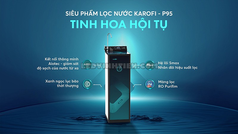 máy lọc nước Karofi 10 lõi KAQ-P95 hàng chính hãng