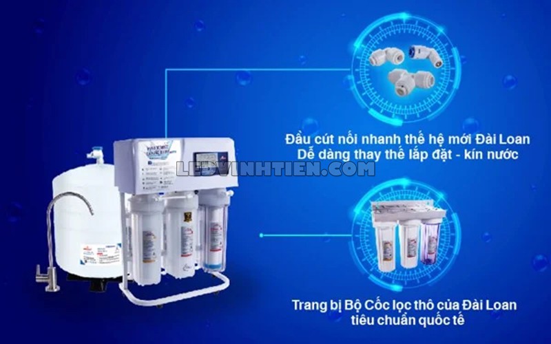 Tính năng của máy lọc nước 9 cấp RO ALPHA 139W giá rẻ tại Vĩnh Tiến