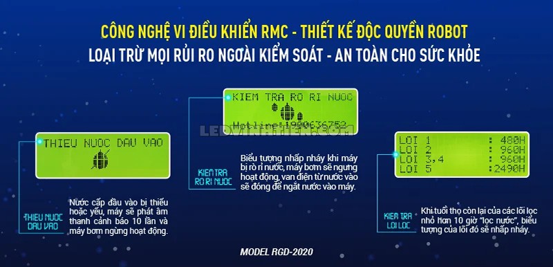 Tính năng của máy lọc nước UF, RO RENO PRO 239G-UR loại tốt