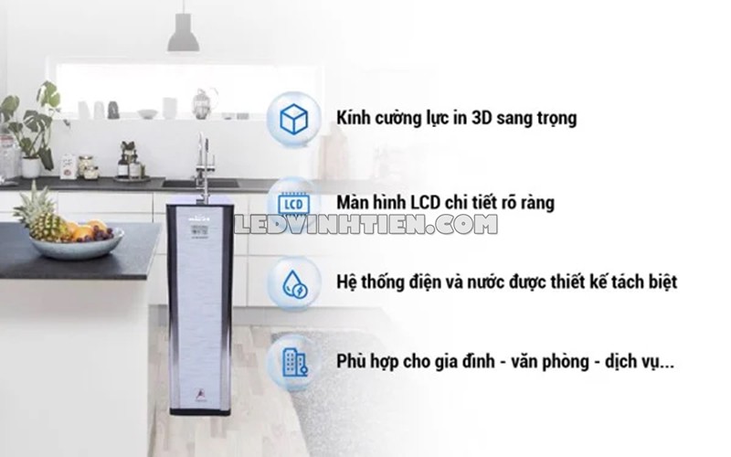 Tính năng của máy lọc nước nóng lạnh CLASSY PRO 339GH-UR chiết khấu cao