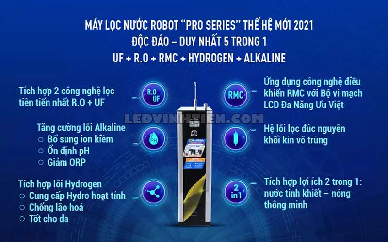 Tính năng của máy lọc nước nóng lạnh CLASSY PRO 339GHKQ-UR chiết khấu cao