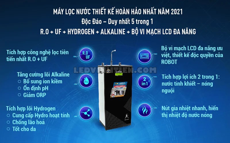 Tính năng của máy lọc nước nóng nguội SPRING PRO 410GH-UR chất lượng cao